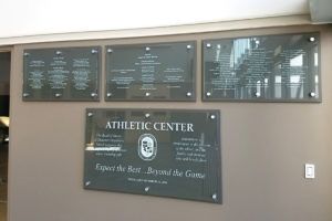 Donor Recognition Sign_Athletic Center_St PetersburgFL