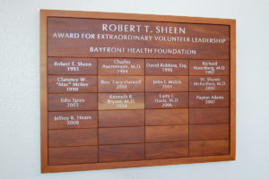 Donor Recognition Sign_Sheen_St PetersburgFL