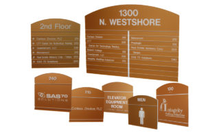Interior Sign System_Dome Series_1300 Westshore Bldg