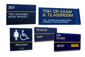 Interior Sign System_Standard Series_Tampa General Hospital