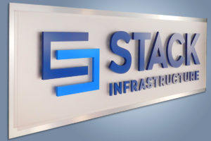 Interior Reception Area Logo Stack Infrastructure